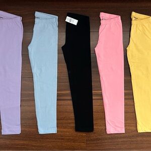 BNWT Old Navy Kids Leggings in Purple, Blue, Black, Pink, and Yellow